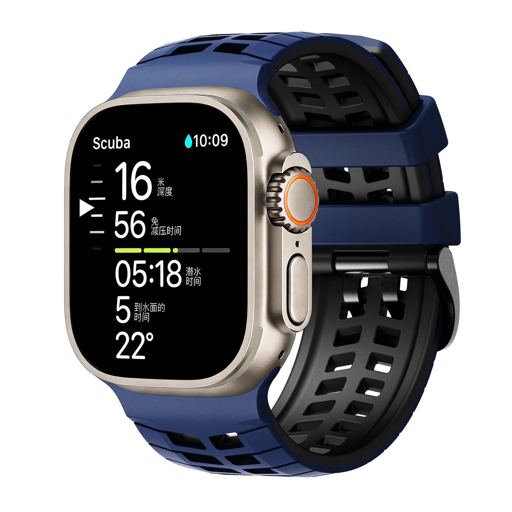 Perforated Silicone Sport Strap for Apple Watch