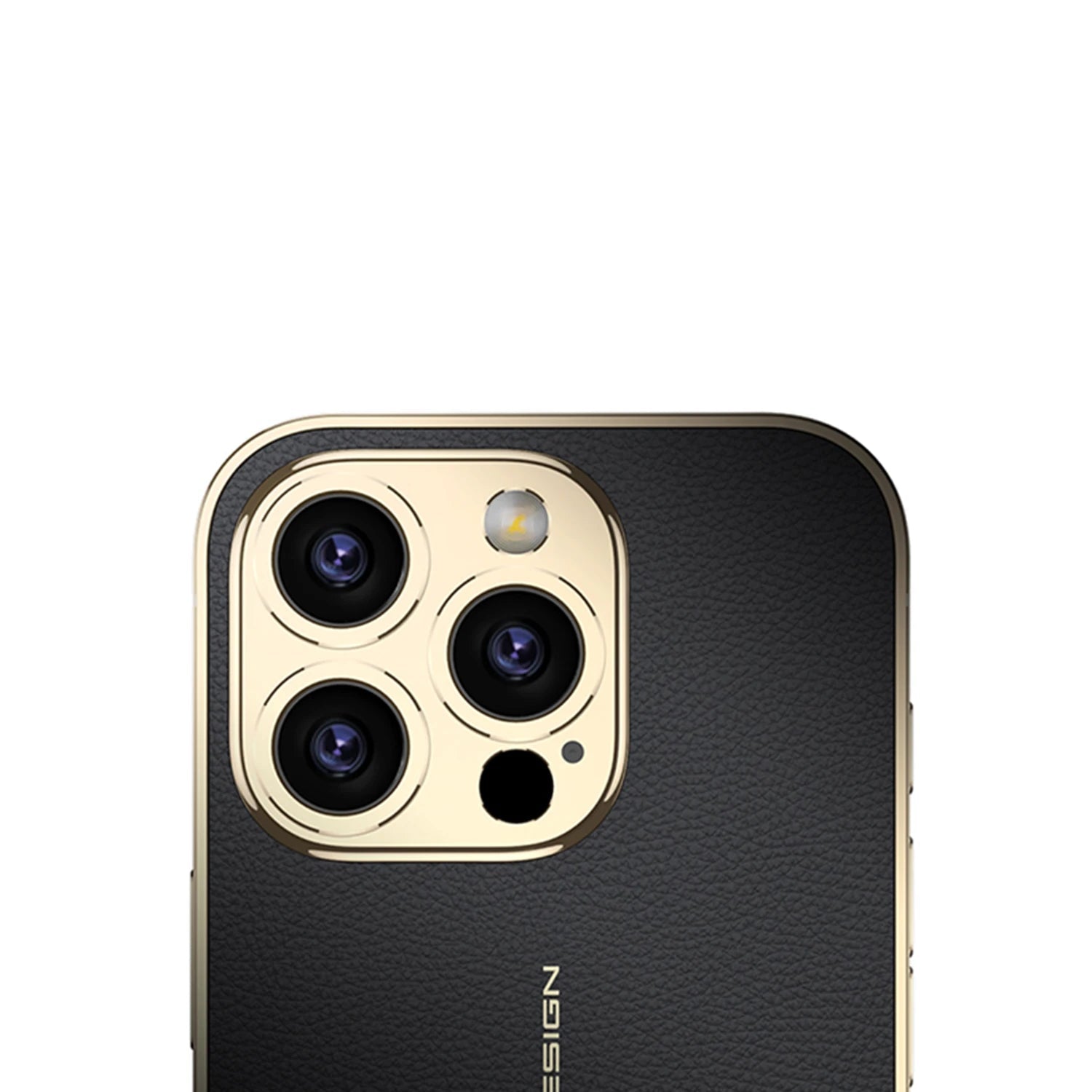 Luxury Plated Leather Shockproof Case with Full Lens Protection for iPhone 16 Series