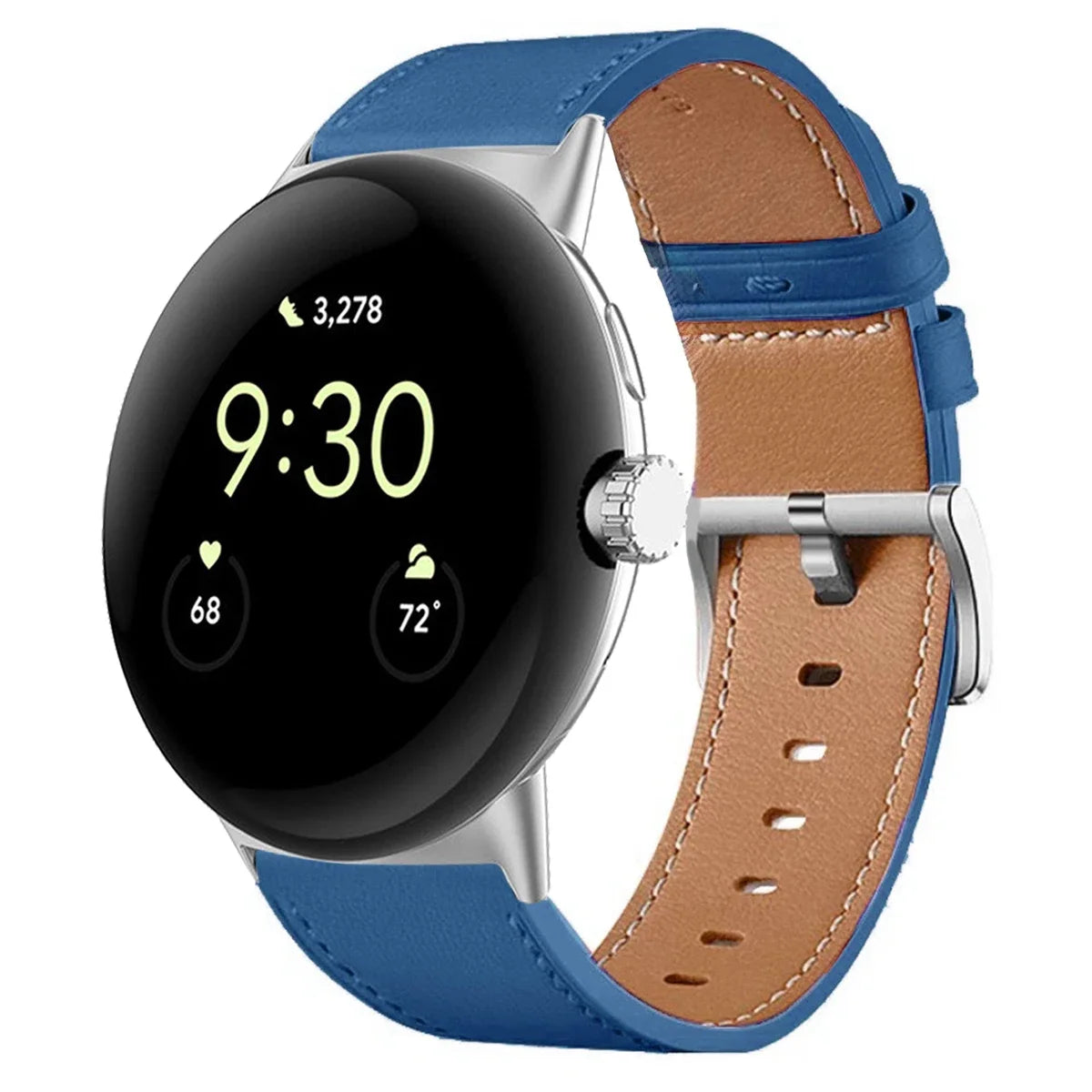 Premium Leather Replacement Strap for Google Pixel Watch 3