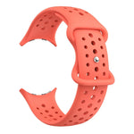 Perforated Silicone Watch Band with Snap Button Closure for Google Pixel Watch 3