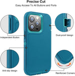 Three-Layer Shockproof Case with Belt Clip for iPhone 16 Series
