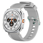 Stripe Textured Silicone Wristband for Samsung Galaxy Watch Ultra and Samsung Galaxy Watch Ultra (2025)