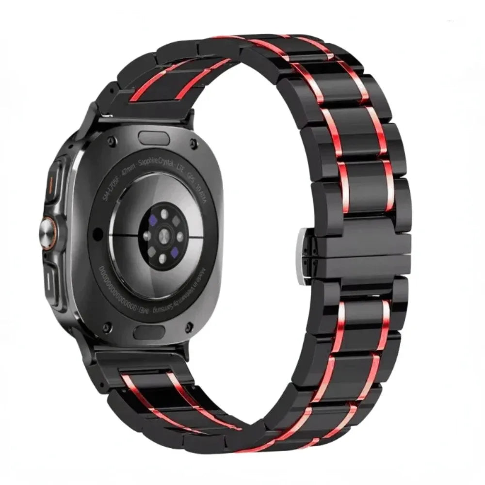 Premium Ceramic and Stainless Steel Strap for Samsung Galaxy Watch 8 & Galaxy Watch 8 Classic