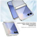 Full Protective Electroplated Case with Tempered Film for Samsung Galaxy Z Flip 7