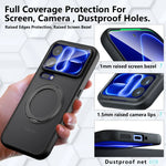 Matte PC TPU Shockproof Case with 360° Rotating Magnetic Ring for Xiaomi 18 Series