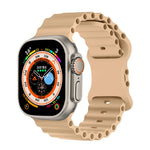 Durable Silicone Ocean Strap for Apple Watch