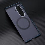 Carbon Fiber Polycarbonate Magnetic Case with Raised Camera Ring for Samsung Galaxy Z Fold 7