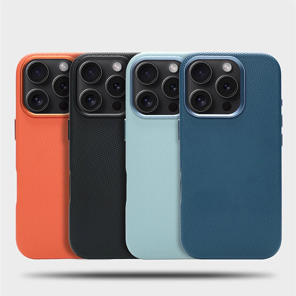 Luxury Dragon Scale Leather MagSafe Case for iPhone 16 Series