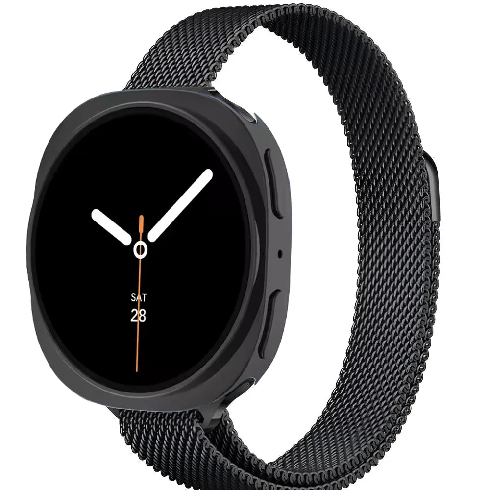 Woven Mesh Magnetic Clasp Watch Band for Samsung Galaxy Watch 8 & Galaxy Watch 8 Classic