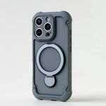 Matte MagSafe Case with 360° Rotating Ring Stand for iPhone 17 Series