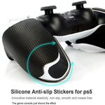 Textured Rubber Anti-Slip Sweat-Absorbent Grip Sticker for PlayStation 5 Controller