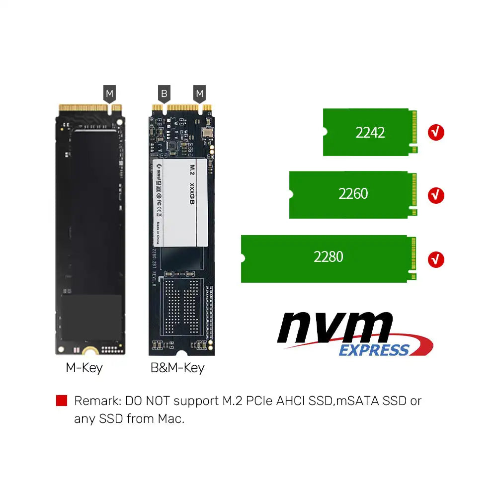 UNITEK Dual M.2 NVMe SSD Dock