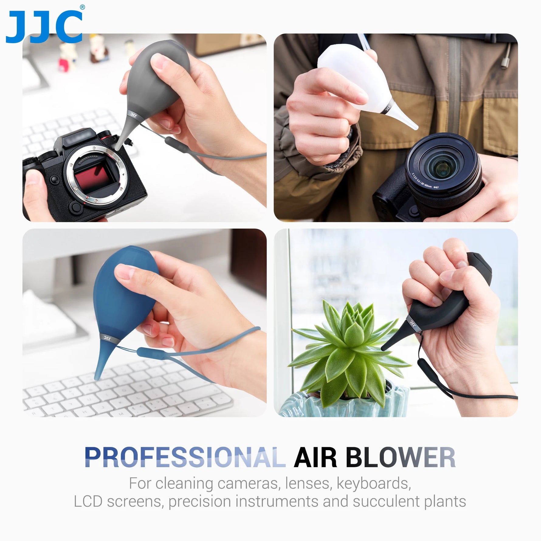 JJC Soft Tip Air Blower for Camera Lens and Sensor Cleaning
