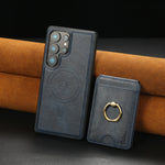 2-in-1 Detachable Magnetic Card Slot Wallet Leather Case for Samsung Galaxy S25 Series