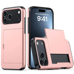 Heavy-Duty Armor Case with Built-In Card Holder for iPhone 17 Series