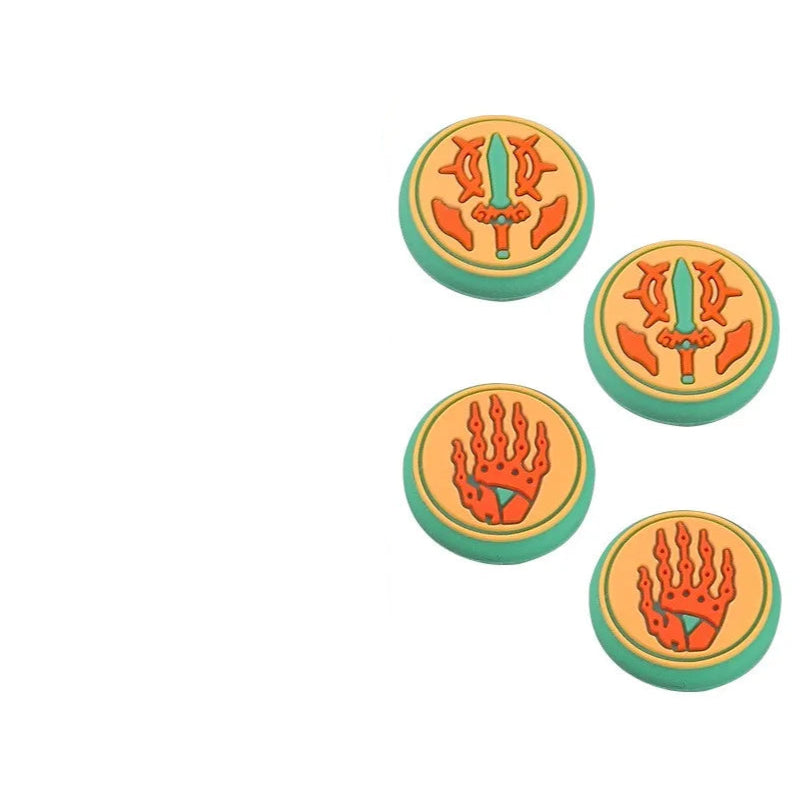 4-Pack Cute Silicone Thumb Grip Caps for Nintendo Switch 2