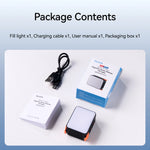 TELESIN Magnetic Quick Release Mini Selfie Light for DJI OSMO Action 6