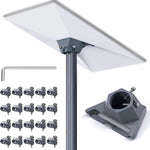 Adjustable 360° Starlink Gen 3 Bracket with Integrated Pipe Adapter Base