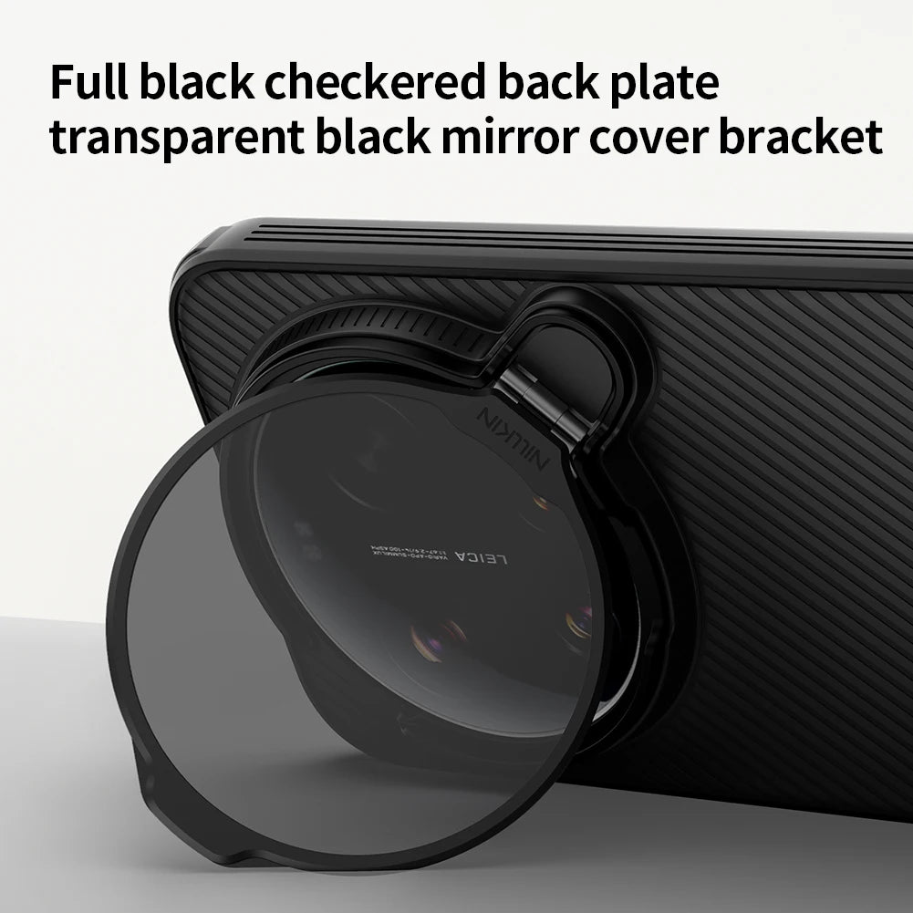 Xiaomi 17 Ultra Magnetic Protective Case with Lens Cover and Stand