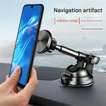 360° Adjustable Magnetic Car Phone Stand with Suction Base