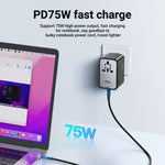 ACEFAST Z1 67W Dual-Port GaN Charger with International Plugs