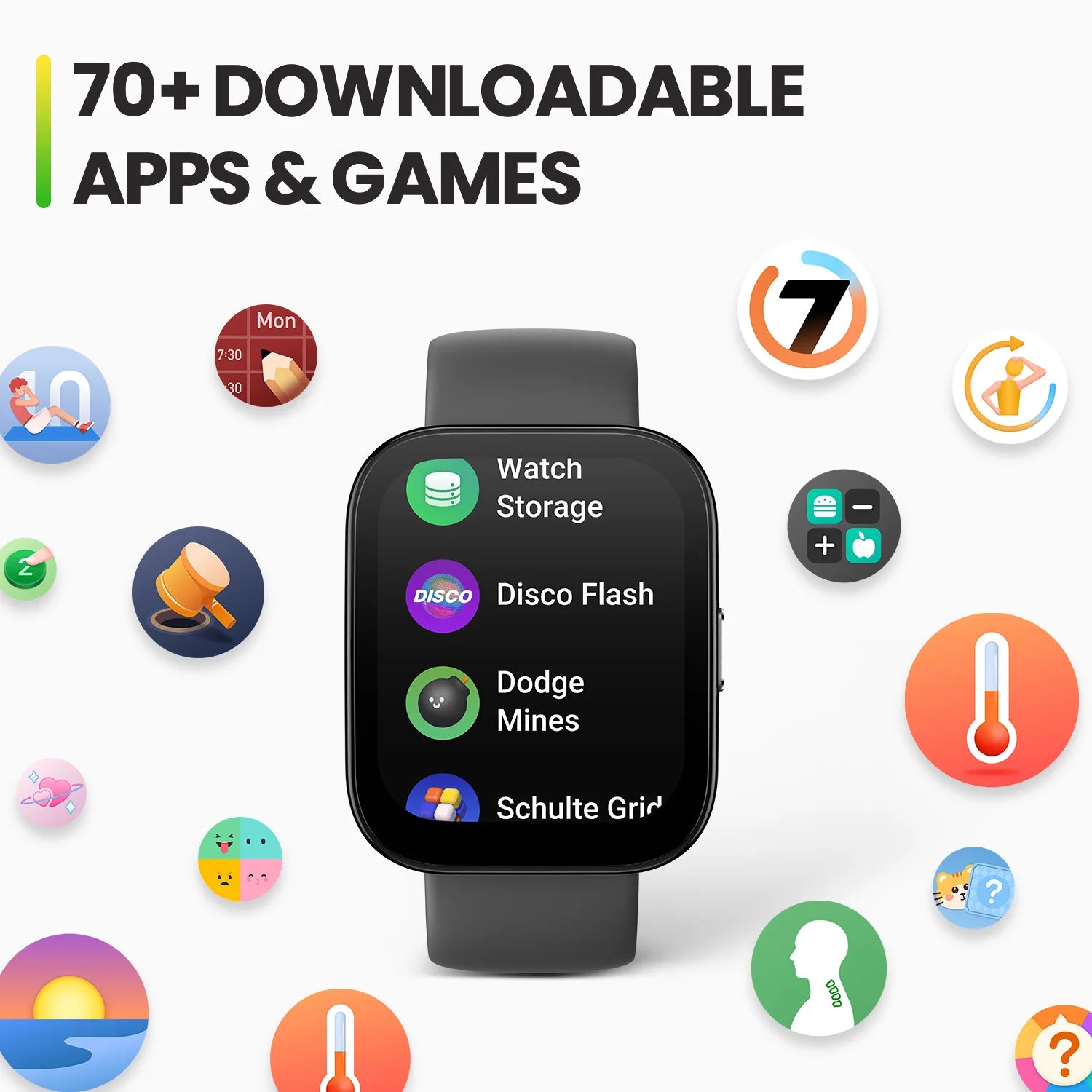 Amazfit Bip 5 Smartwatch Track 120+ Sports Modes 24H Heart Rate