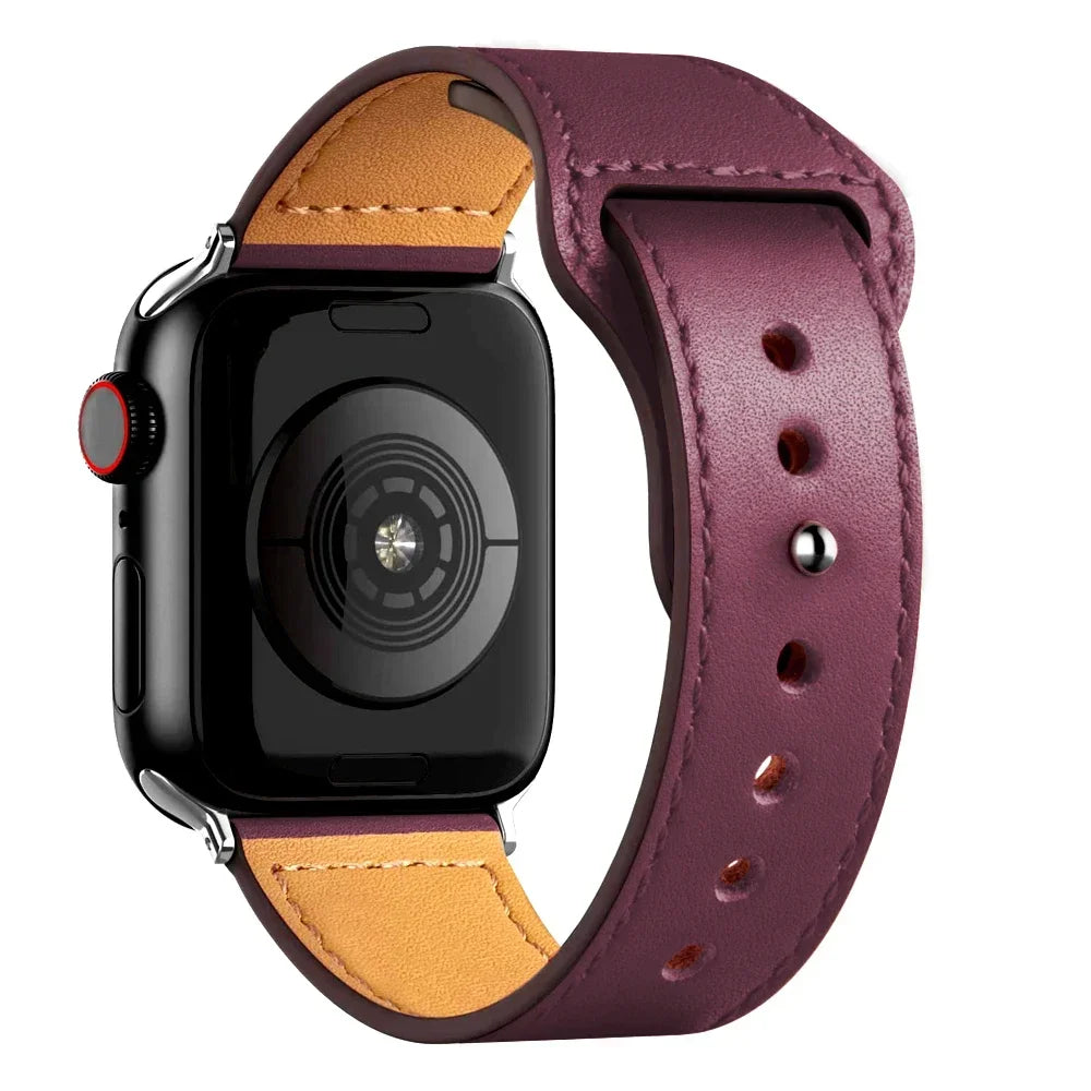 Luxury Genuine Leather Strap for Apple Watch