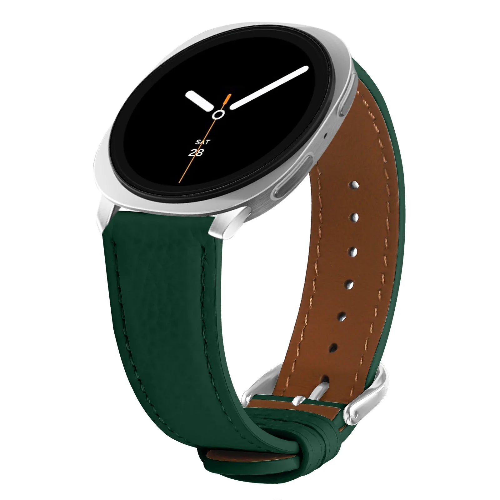 Premium Leather Replacement Band for Samsung Galaxy Watch 8 &  Galaxy Watch 8 Classic