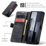 Samsung Galaxy Z Fold 7 Shockproof Retro Leather Wallet Case