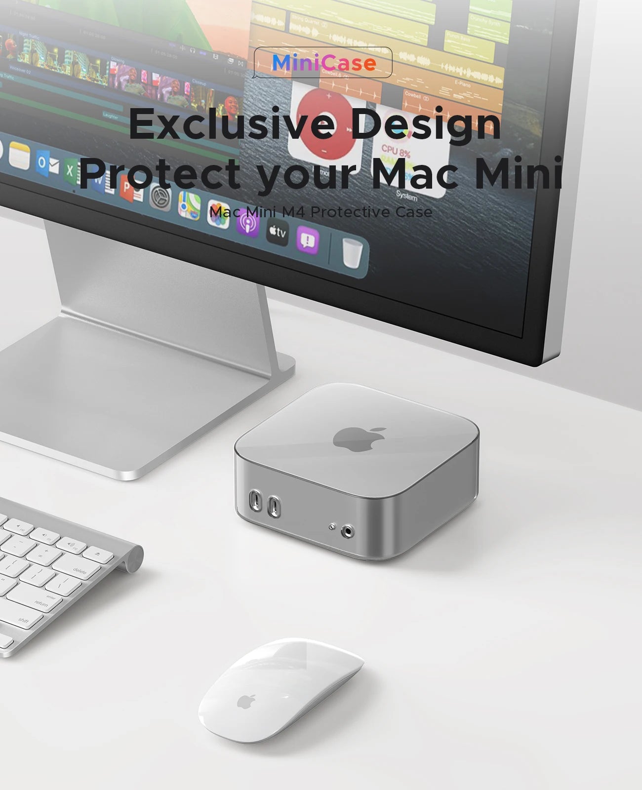 Waterproof & Easy Installation Case for Mac Mini M4/M4 Pro