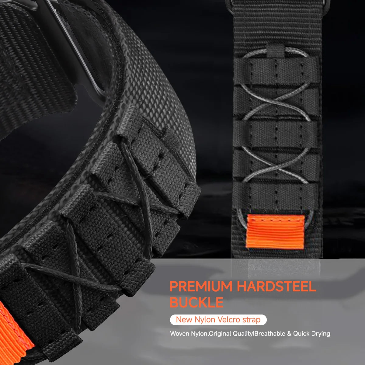 Quick Fit Nylon Sport Strap for Samsung Galaxy Watch Ultra and Samsung Galaxy Watch Ultra (2025)