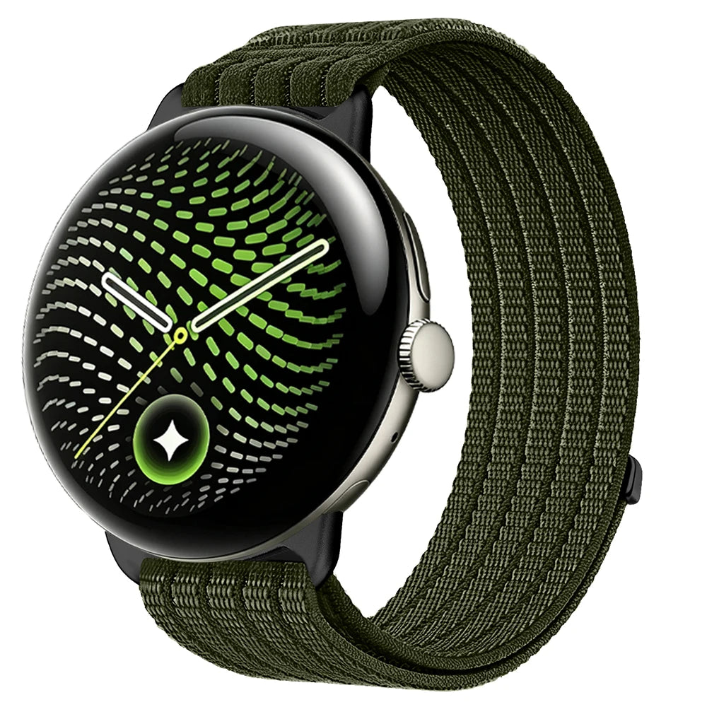 Breathable Braided Nylon Band with Quick-Release Connector for Google Pixel Watch 4