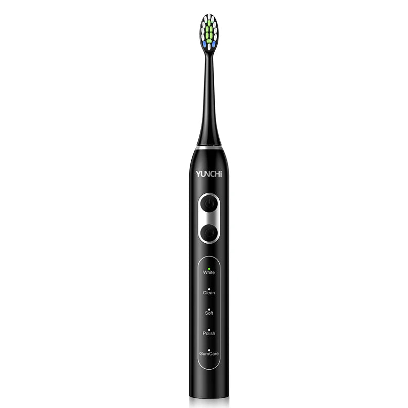 Yunchi C3 Sonic Electric Toothbrush with 5 Modes and Replacement Heads