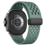 Perforated Silicone Sport Band with Magnetic Clasp for Samsung Galaxy Watch 9