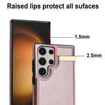 Premium PU Leather Wallet Case with Card Slot for Samsung Galaxy S24 Series