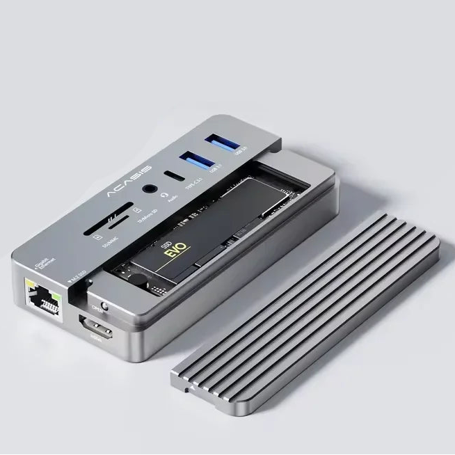 Acasis USB-C 3.2 Dock Station with 10Gbps & M.2 NVMe SSD Enclosure