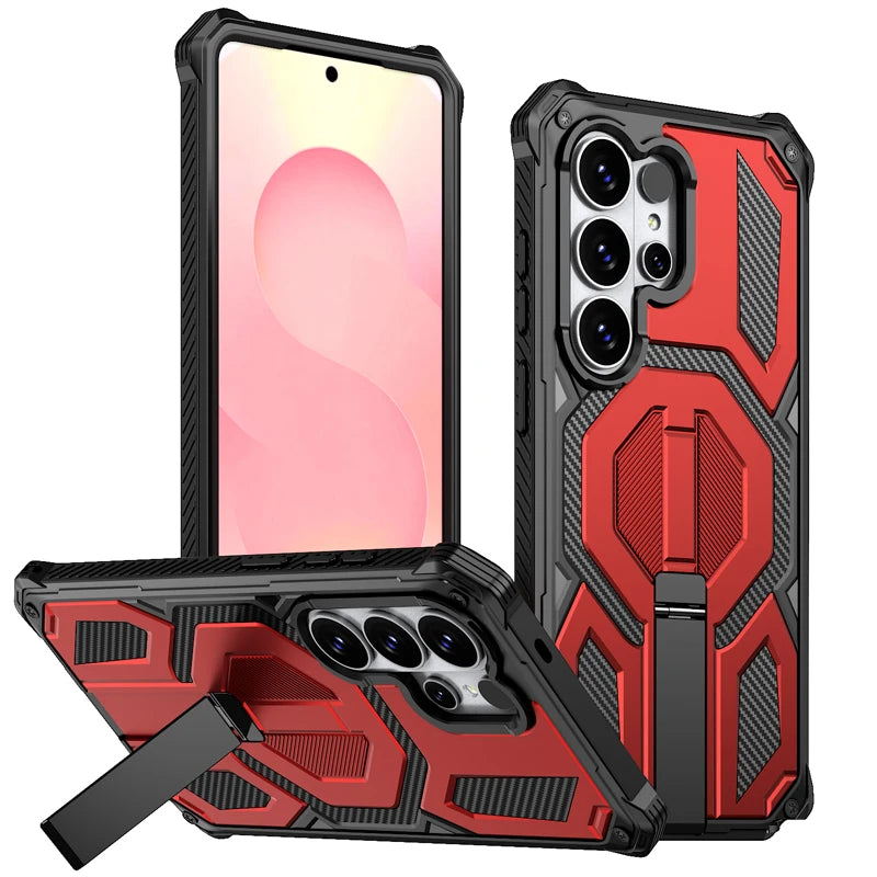 Shockproof Kickstand Case With Triple Shield Protection for Samsung Galaxy S24 Series