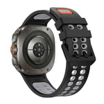 Breathable Perforated Silicone Watch Strap for Samsung Galaxy Watch Ultra 2