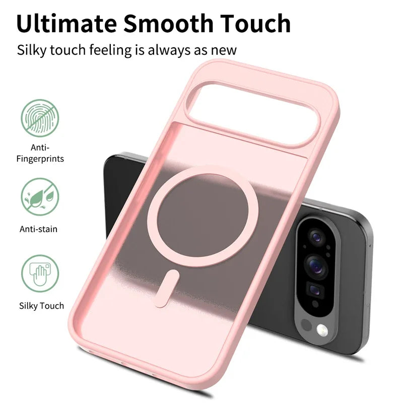 Slim Matte Clear Magnetic Case for Google Pixel 10 Series