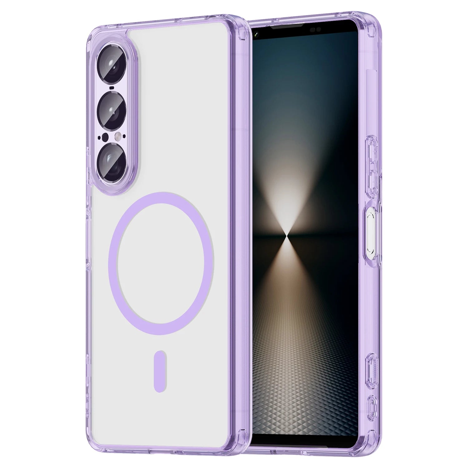 Sony Xperia 1 VII Shockproof Magnetic Clear Case