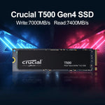 Crucial T500 1TB NVMe Gen4 M.2 SSD