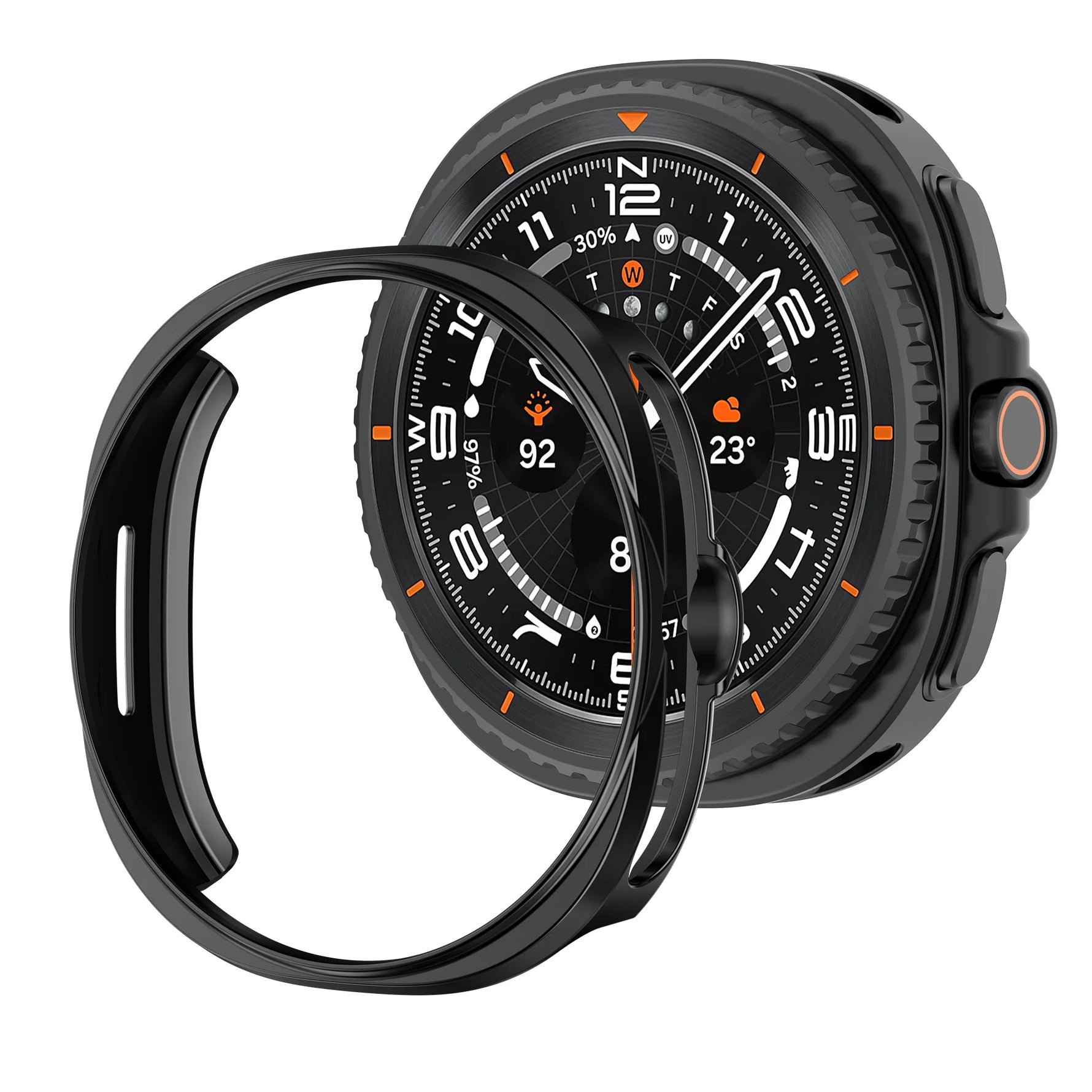 Lightweight PC Bumper Cover for Samsung Galaxy Watch 8 / Galaxy Watch 8 Classic