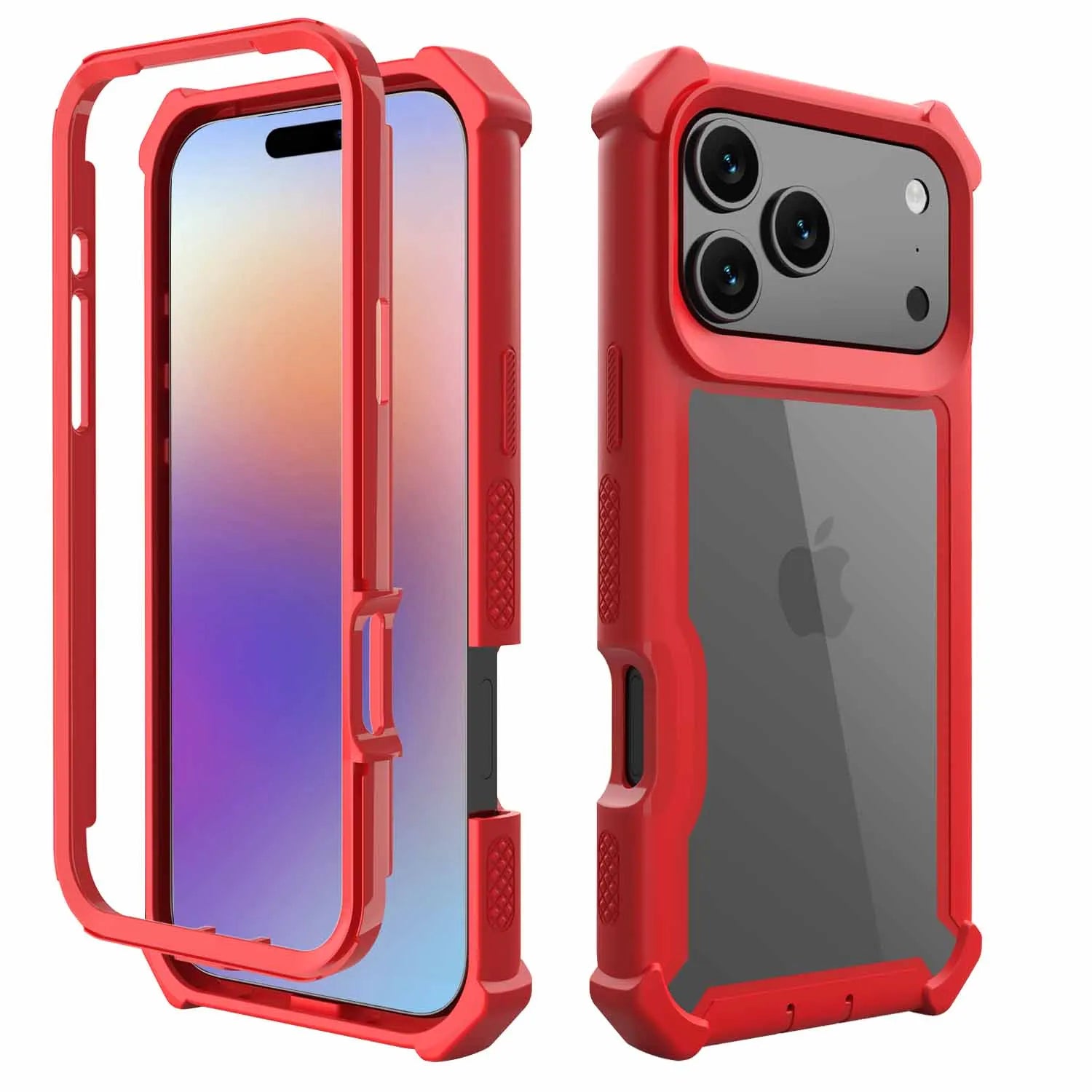Durable Transparent Hybrid Case for iPhone 17 Series