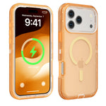 Clear PC+TPU Hybrid Shockproof Case with MagSafe Ring for iPhone 18 Series