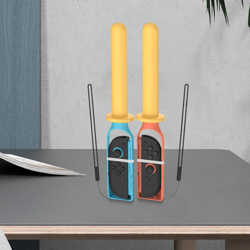 2-Pack Fencing Game Sword Accessories for Nintendo Switch 2 Joy-Con Controller 