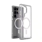 Armor-Style Transparent Protective Magnetic Case for Samsung Galaxy S26 Series