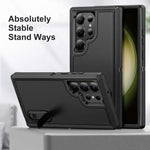 Shockproof Protective Case with Bracket for Samsung Galaxy S25 Series