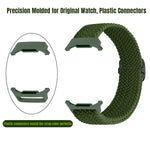Nylon Woven Adjustable Buckle Watch Band for Samsung Galaxy Watch Ultra 2