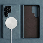 Premium Magnetic Alcantara Case for Samsung Galaxy S25 Series