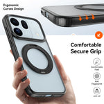 Matte Anti-Yellowing Case with 360° Rotating Ring Stand for OPPO Find X10 Series